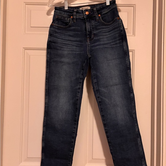Madewell Cury Stovepipe Jeans Size 27P - Picture 1 of 5